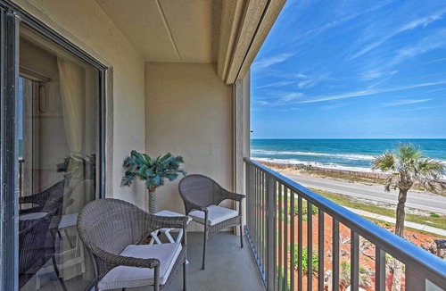Ormond-by-the-Sea Condo | Oceanfront Ormond Beach Getaway w/Balcony!